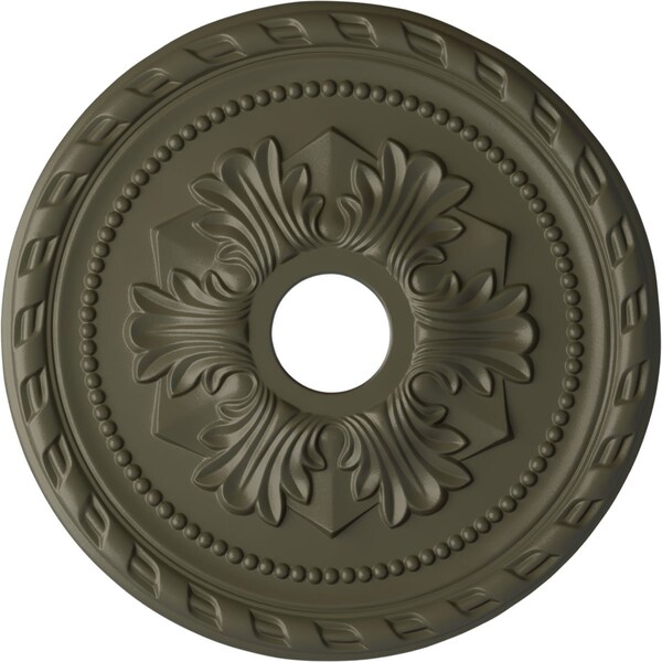 Ekena Millwork Palmetto Ceiling Medallion (Fits Canopies up to 5"), 20 7/8"OD x 3 5/8"ID x 1 5/8"P, Witch Hazel CM20PMWHF - main